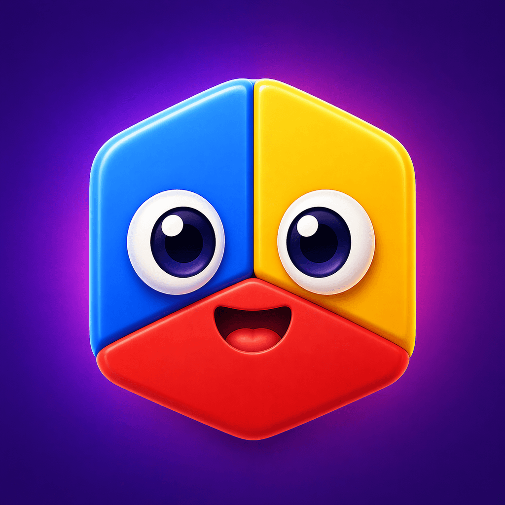 Cubey, the CuberPal AI speedcubing coach logo
