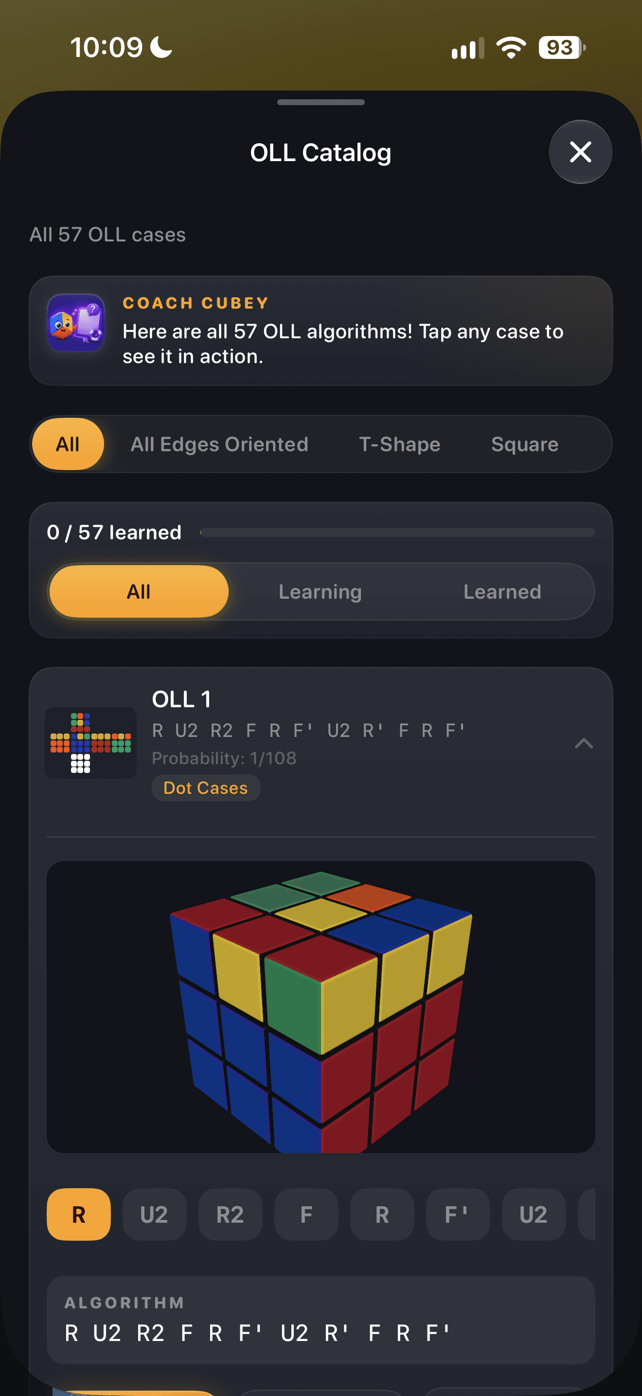 OLL Algorithms
