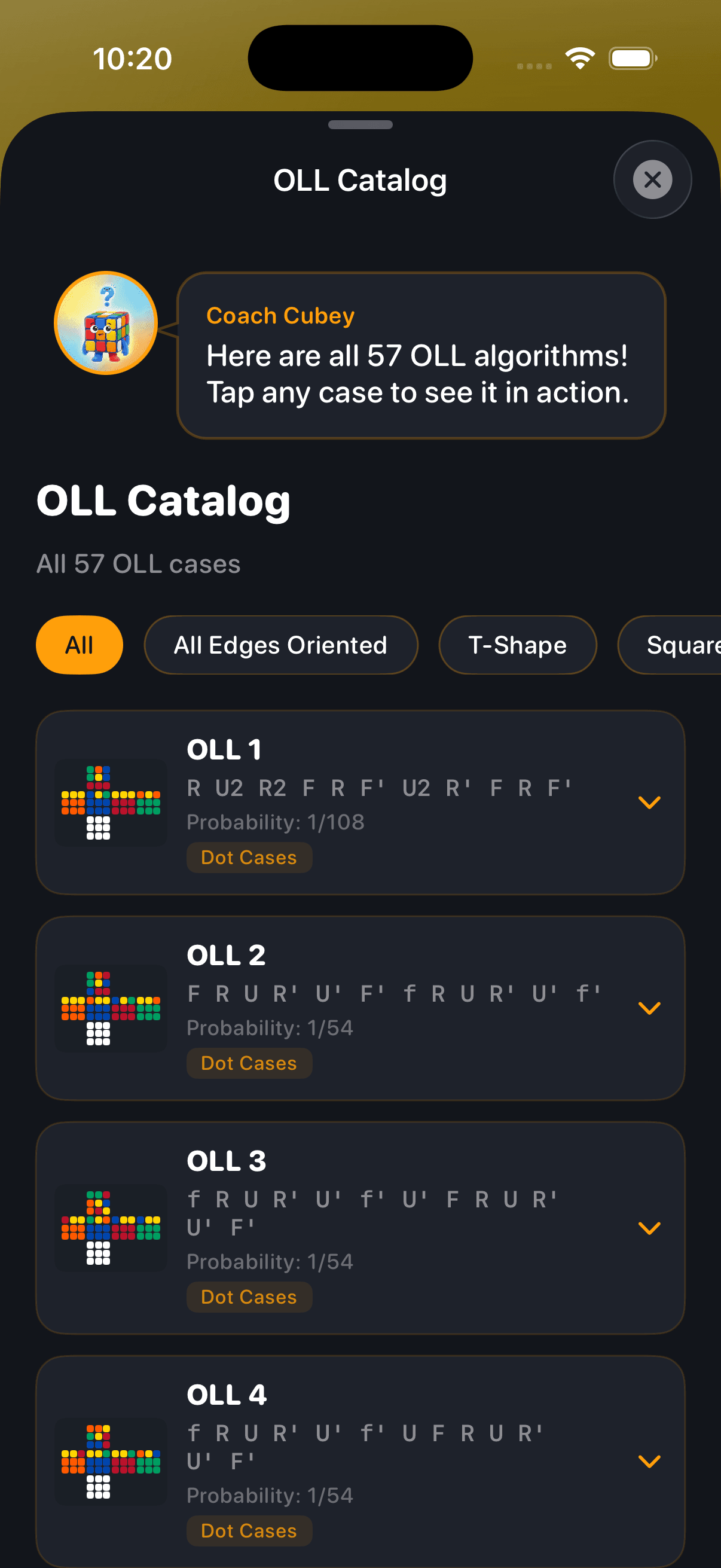 OLL Algorithms